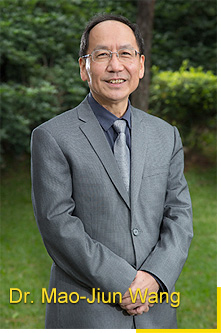 The photo of president Mao-Jiun J. Wang