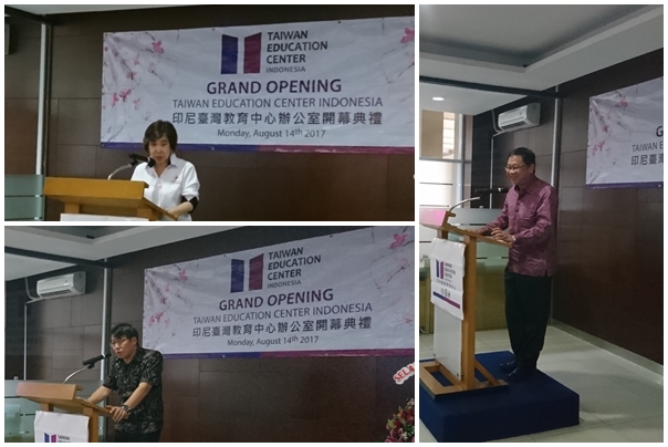 Honorable guests delivering speeches