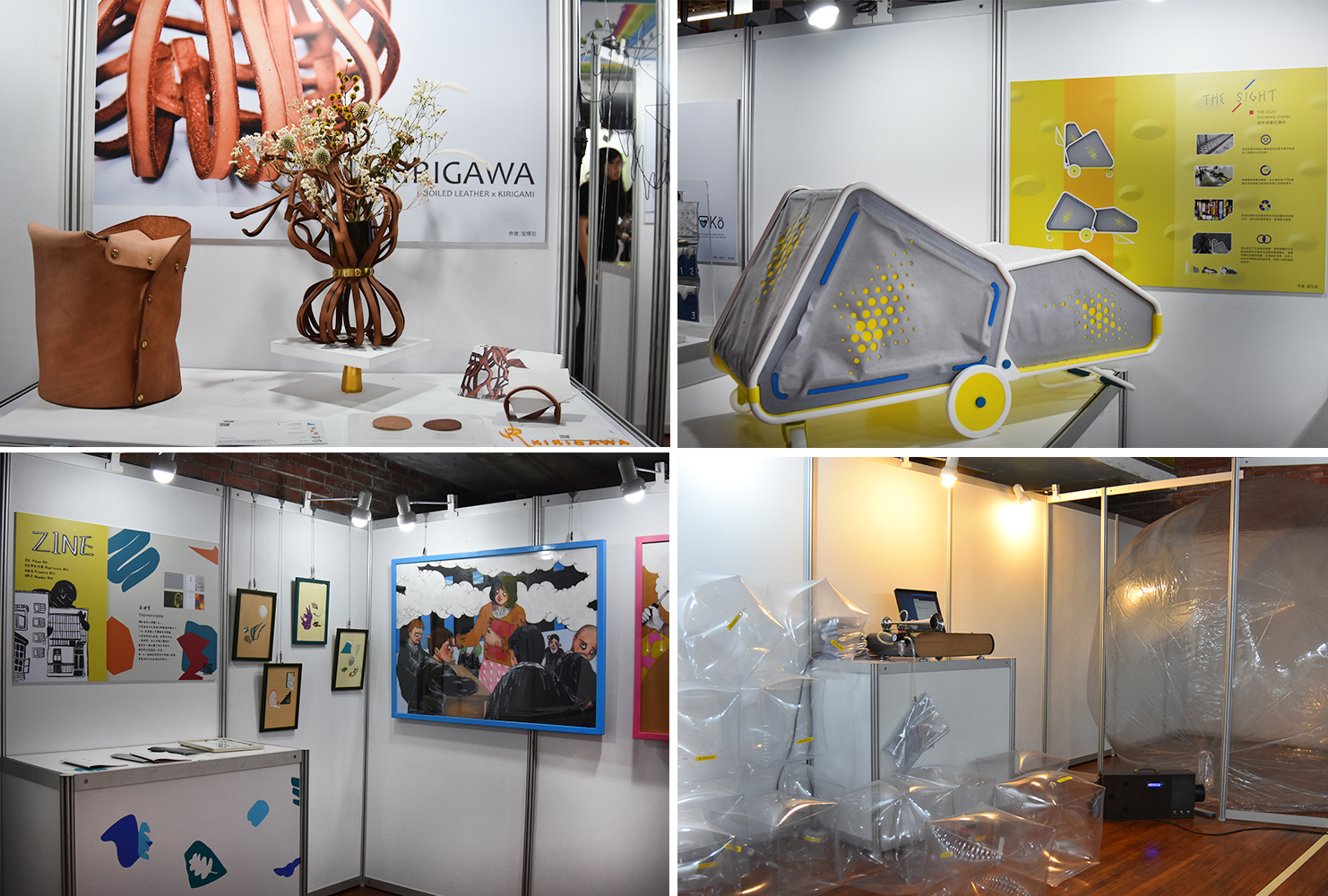The variety of projects presented at the expo demonstrated how creative Tunghai students could be.