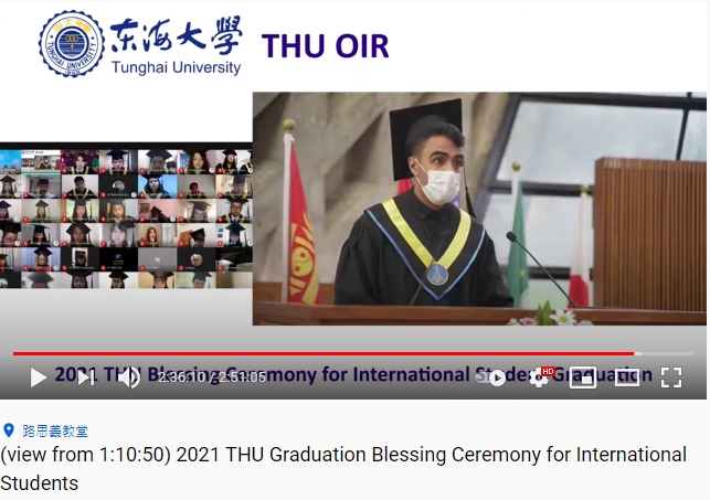 Graduation remarks: Brazil Salazar Gustavo(left),Japan Kawashima Hikaru(right)