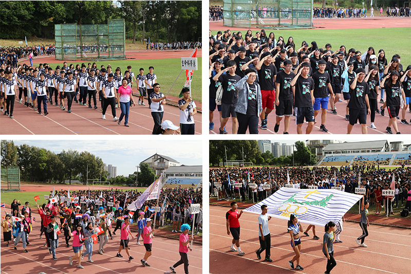 Creative parade by departments and administrative divisions